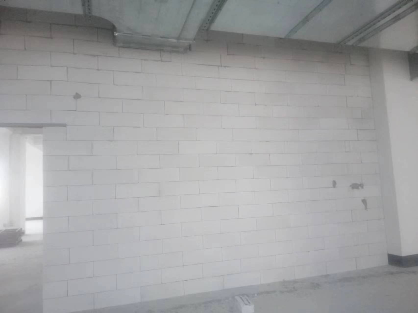 加气砖隔墙施工展示